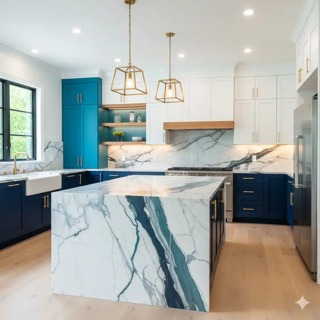 Custom kitchen cabinet installation in Miami