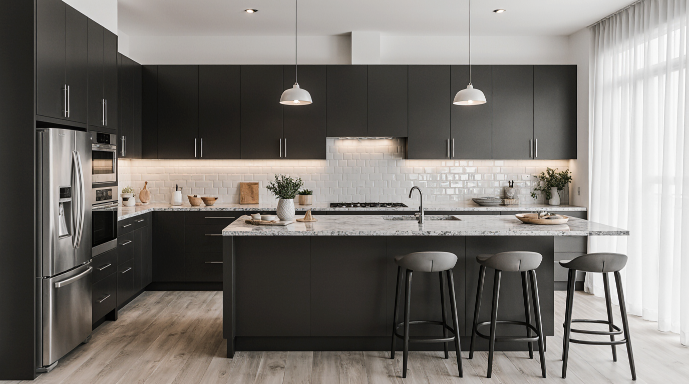 U Shaped Kitchen Counter