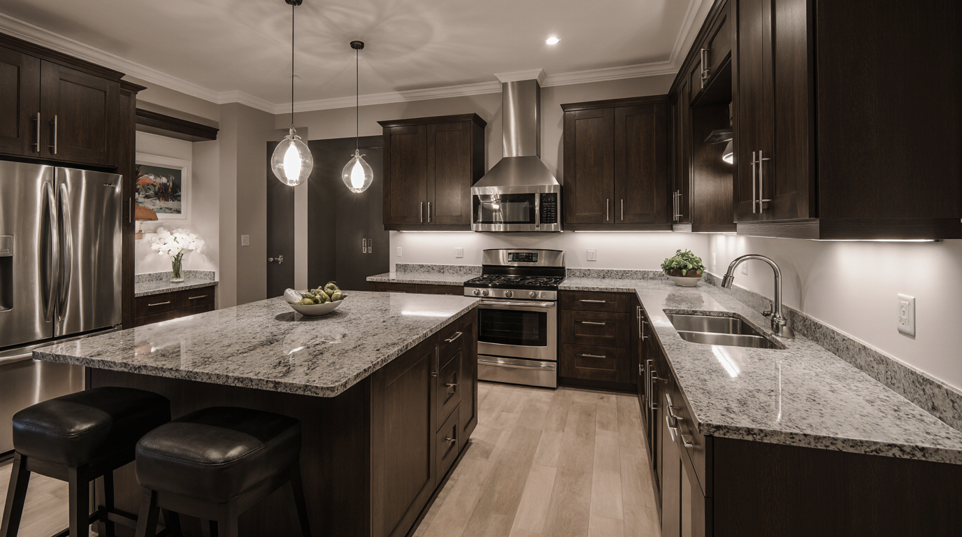 U Shaped Kitchen Countertops