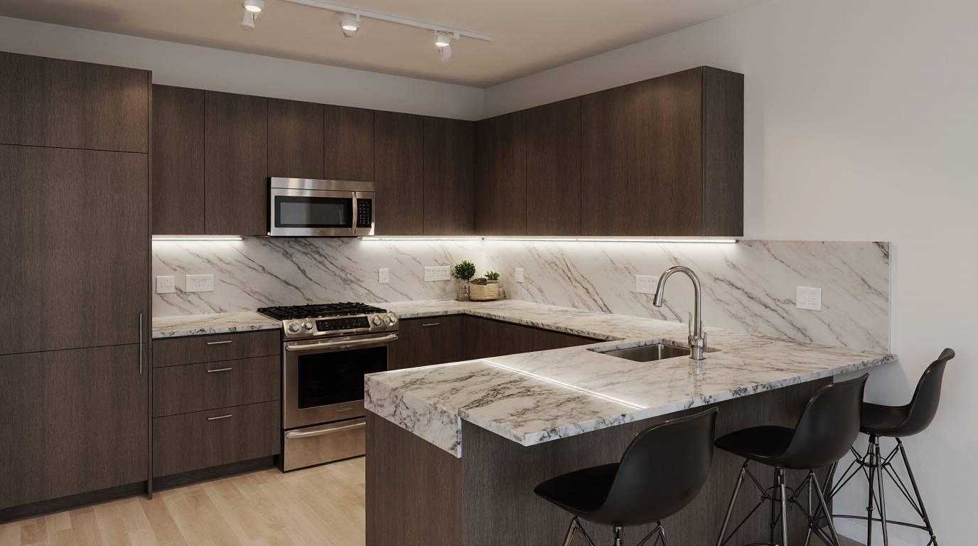 L Shaped Kitchen Counter