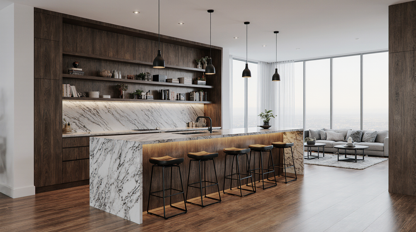 Kitchen Counter Bar Design