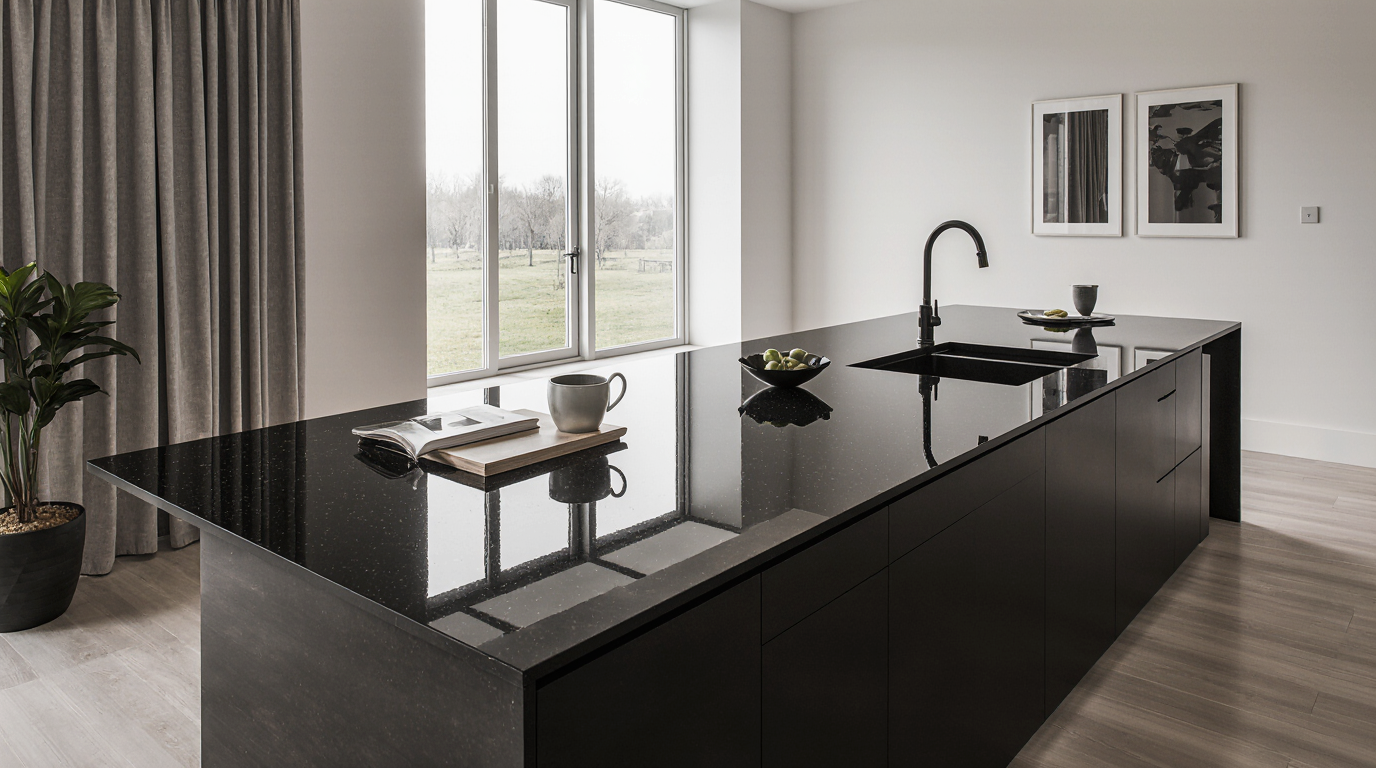 Black Worktop