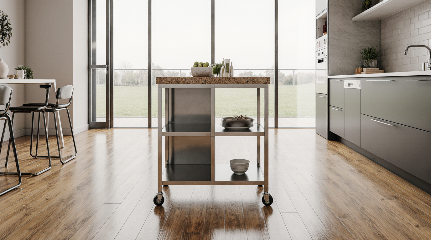 Rolling Countertop Island