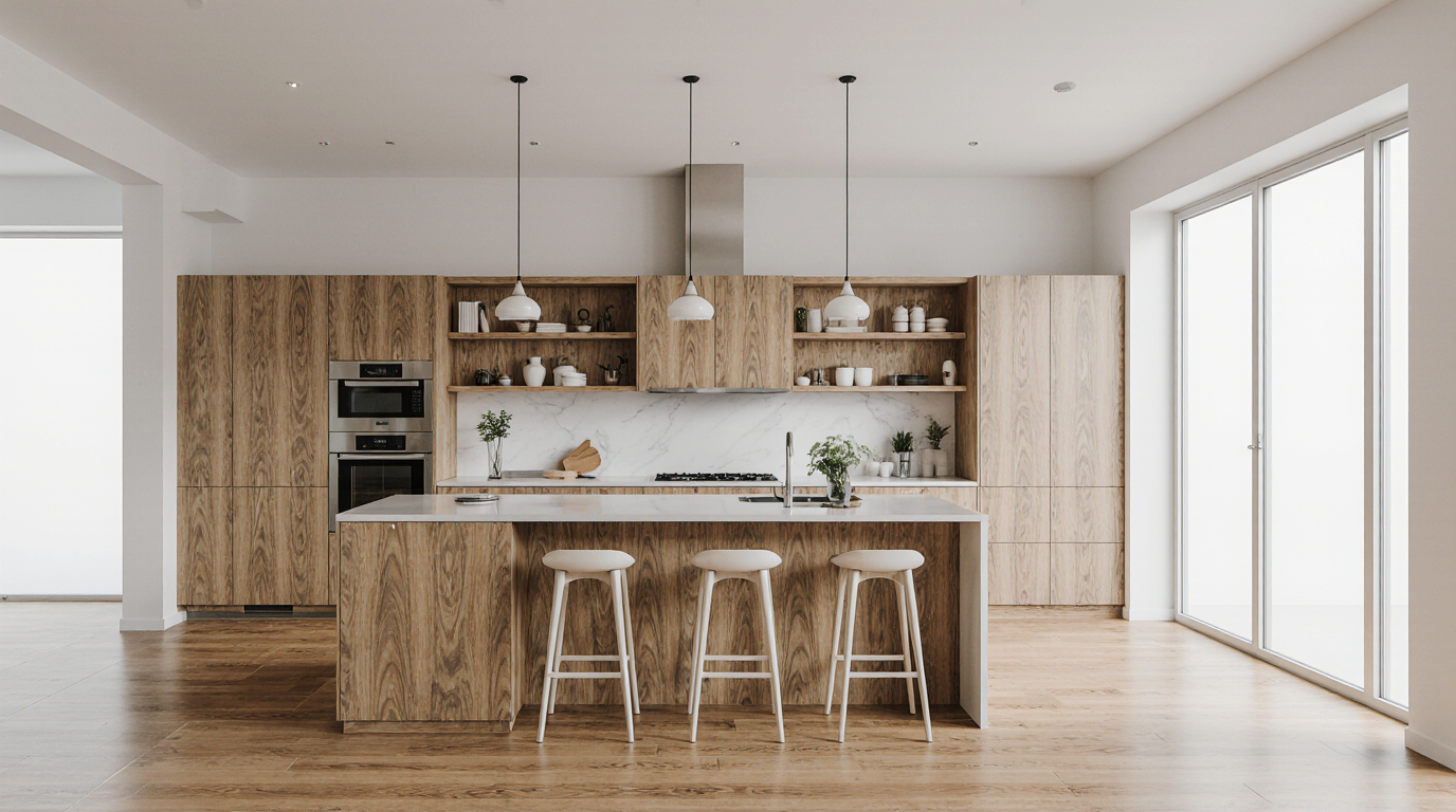 Modern Wooden Kitchen