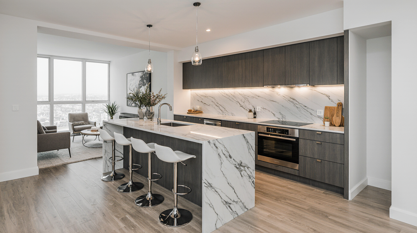 Modern Apartment Kitchen