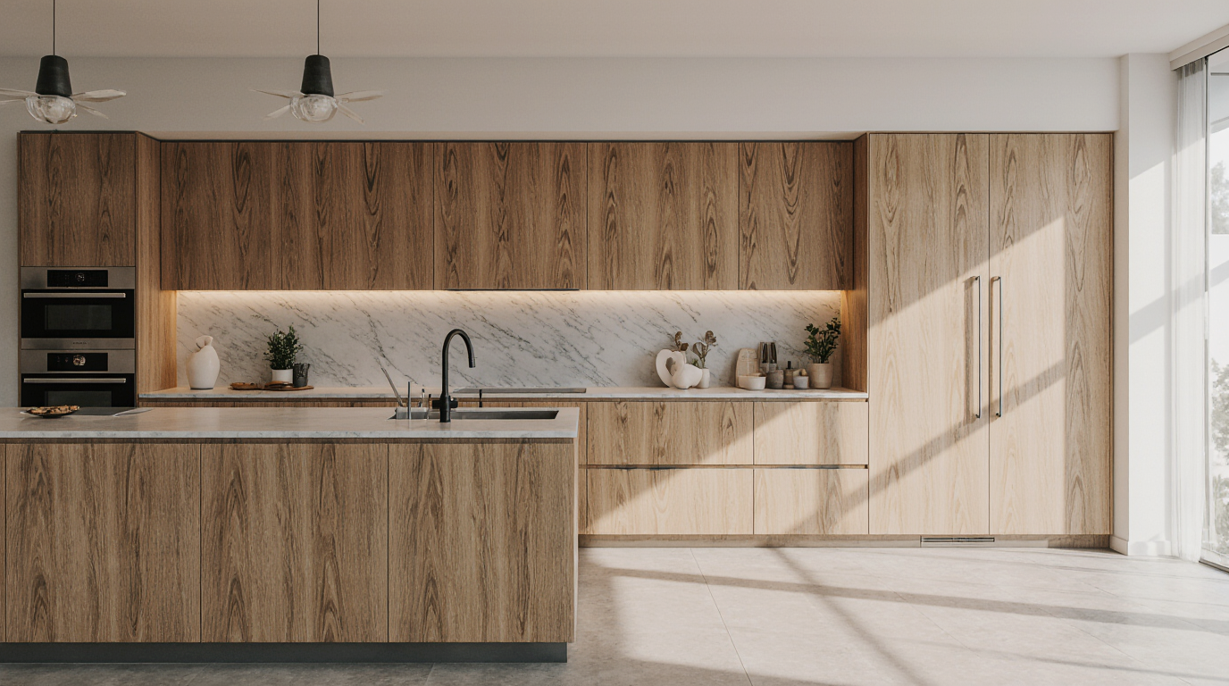 Modern Wood Kitchen Cabinets