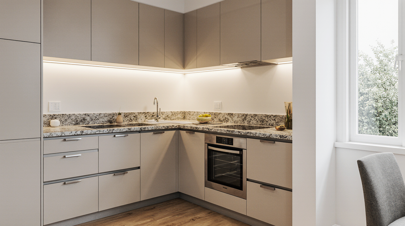 Small U Shaped Kitchen Layout