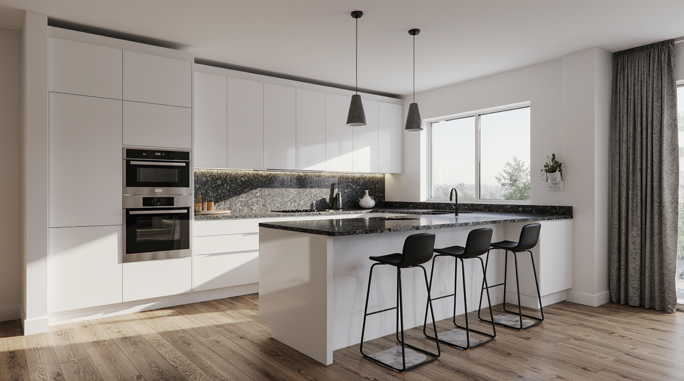 L Shaped Kitchen Design