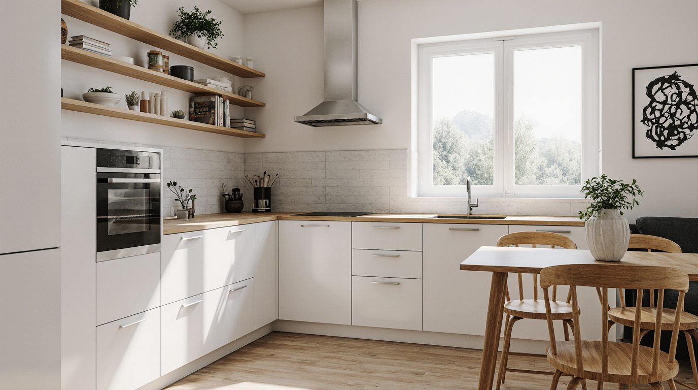 Small L Shaped Kitchen Layout