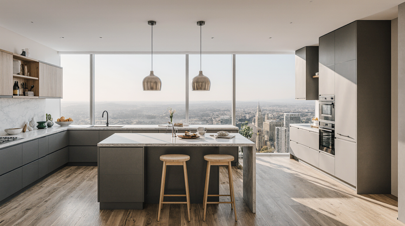 Small U Shaped Kitchen Design