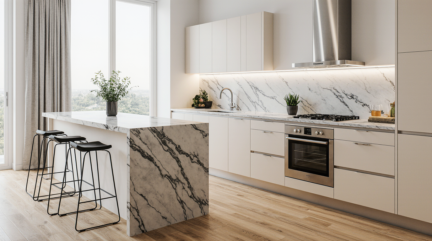 Cream Kitchen Cabinets Modern