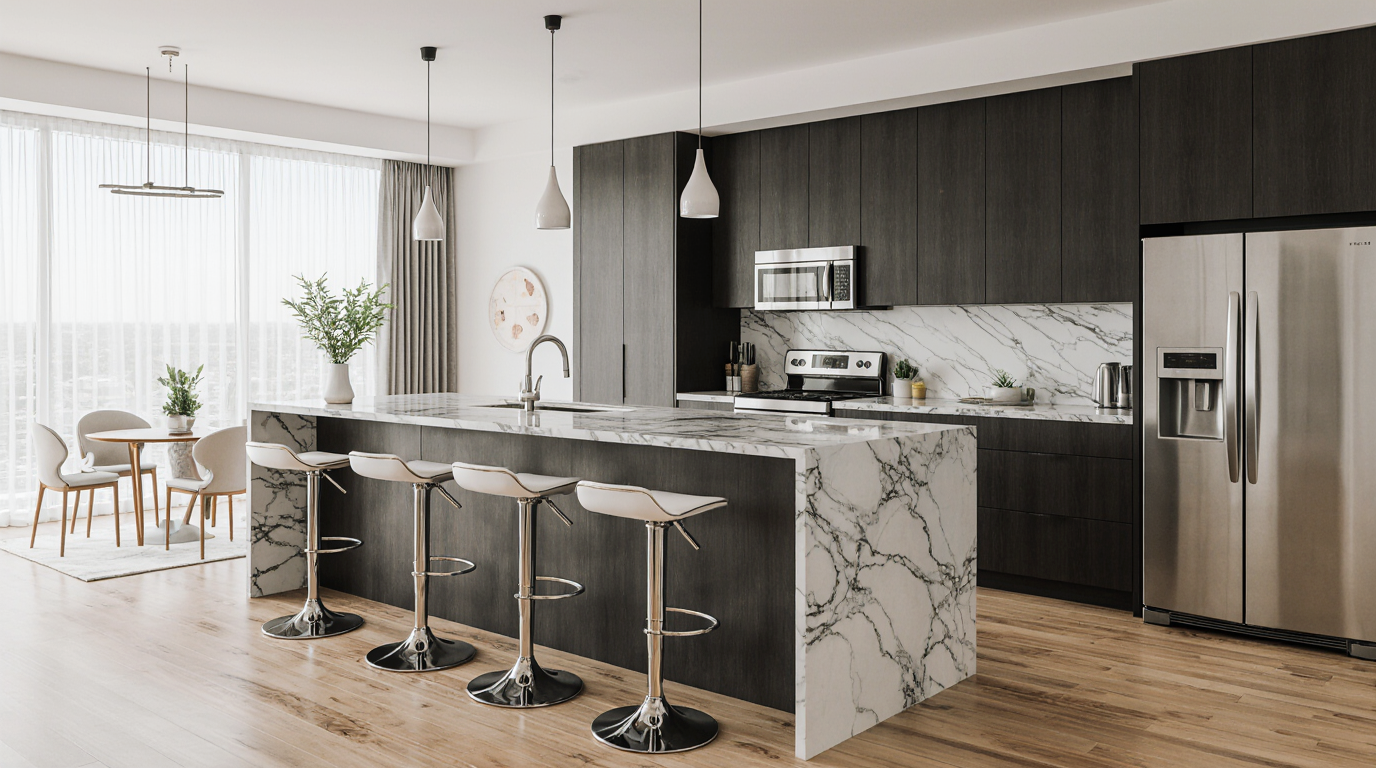 Rectangular Kitchen Design