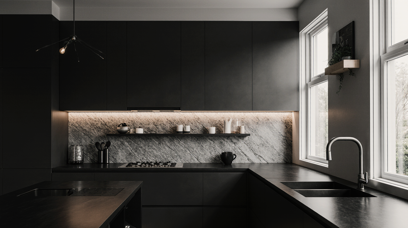 Black Kitchen Design