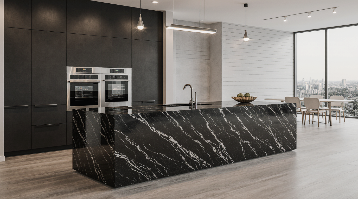 Black Counter Top