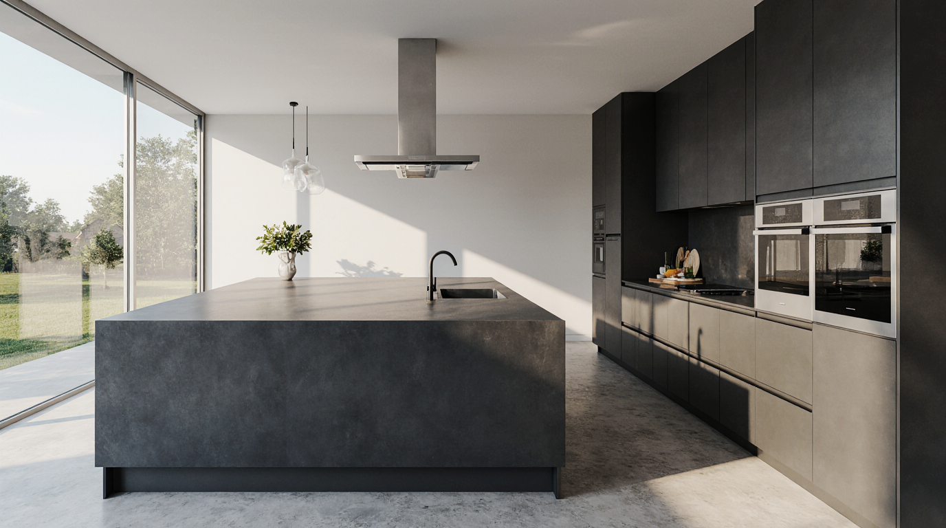 Dark Grey Countertops