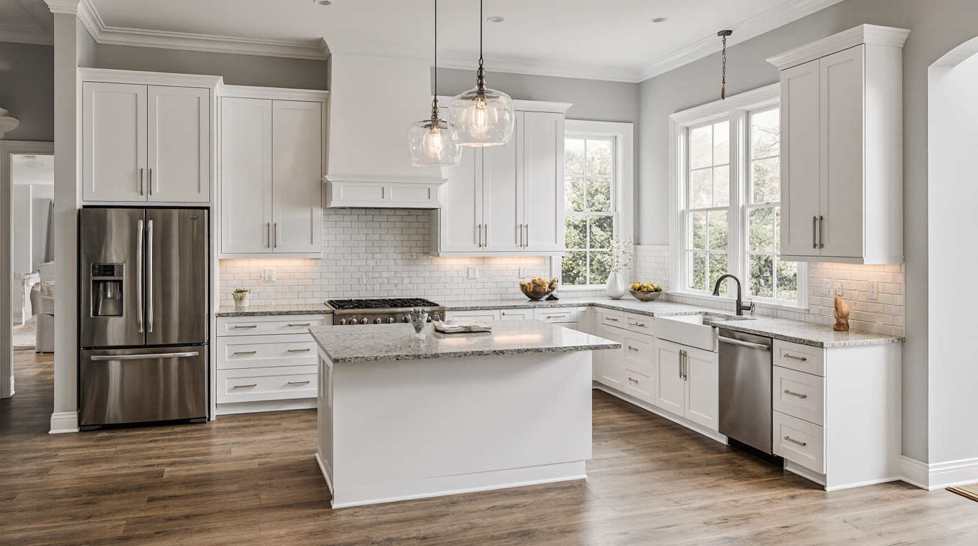 Kitchen Cabinets White Modern