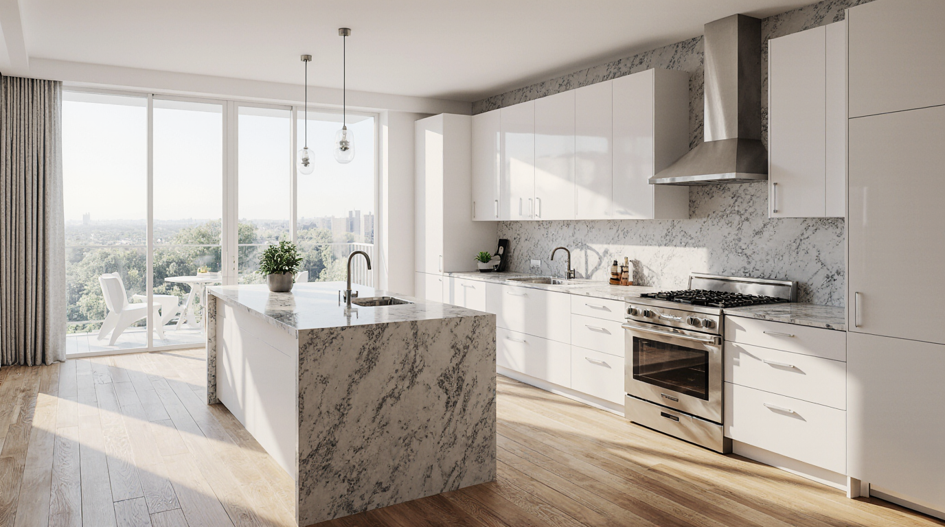 White Kitchen Modern Cabinets