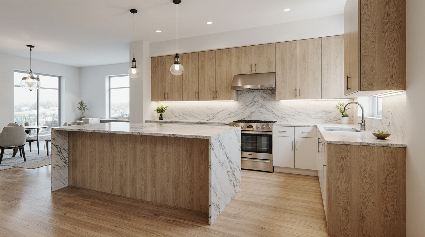 Modern Kitchen Shaker Cabinets