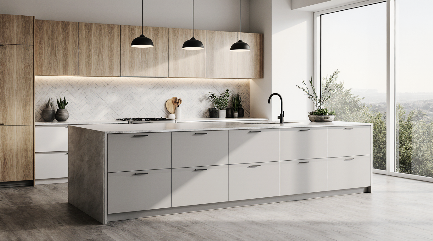 Modern Looking Kitchen Cabinets