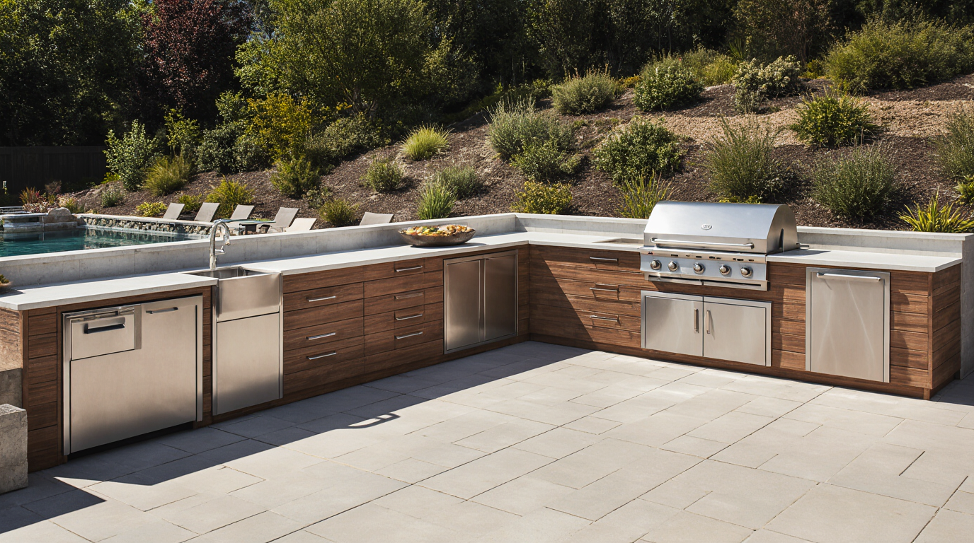 Modular Outdoor Kitchen Cabinets