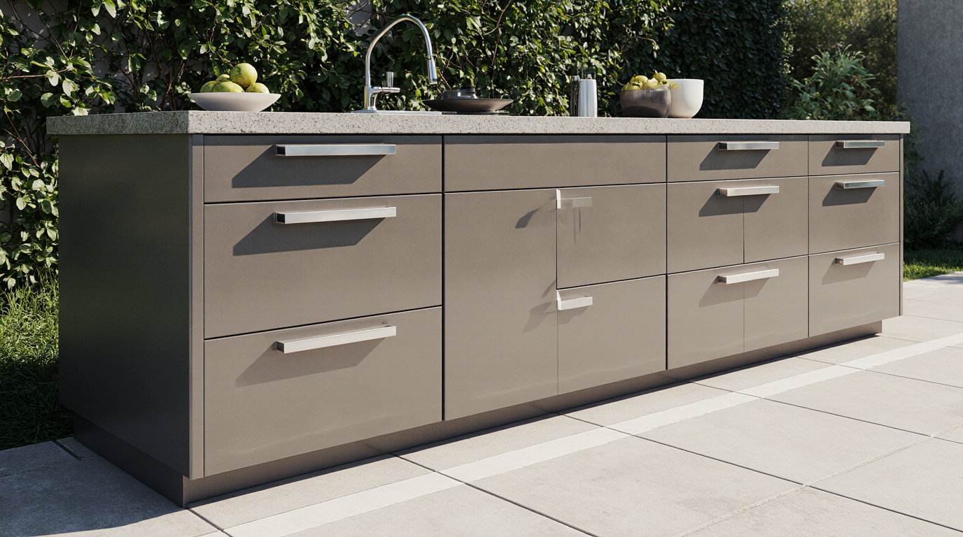Outdoor Kitchen Storage Cabinet