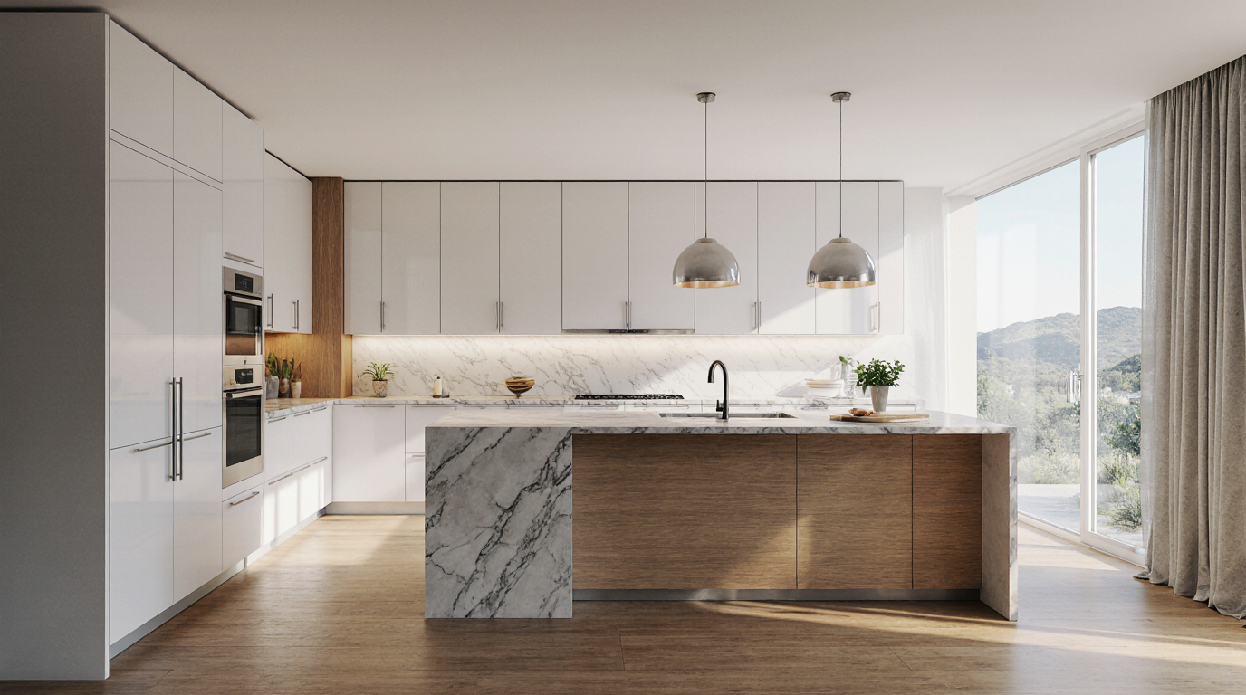 Frameless Kitchen Cabinets