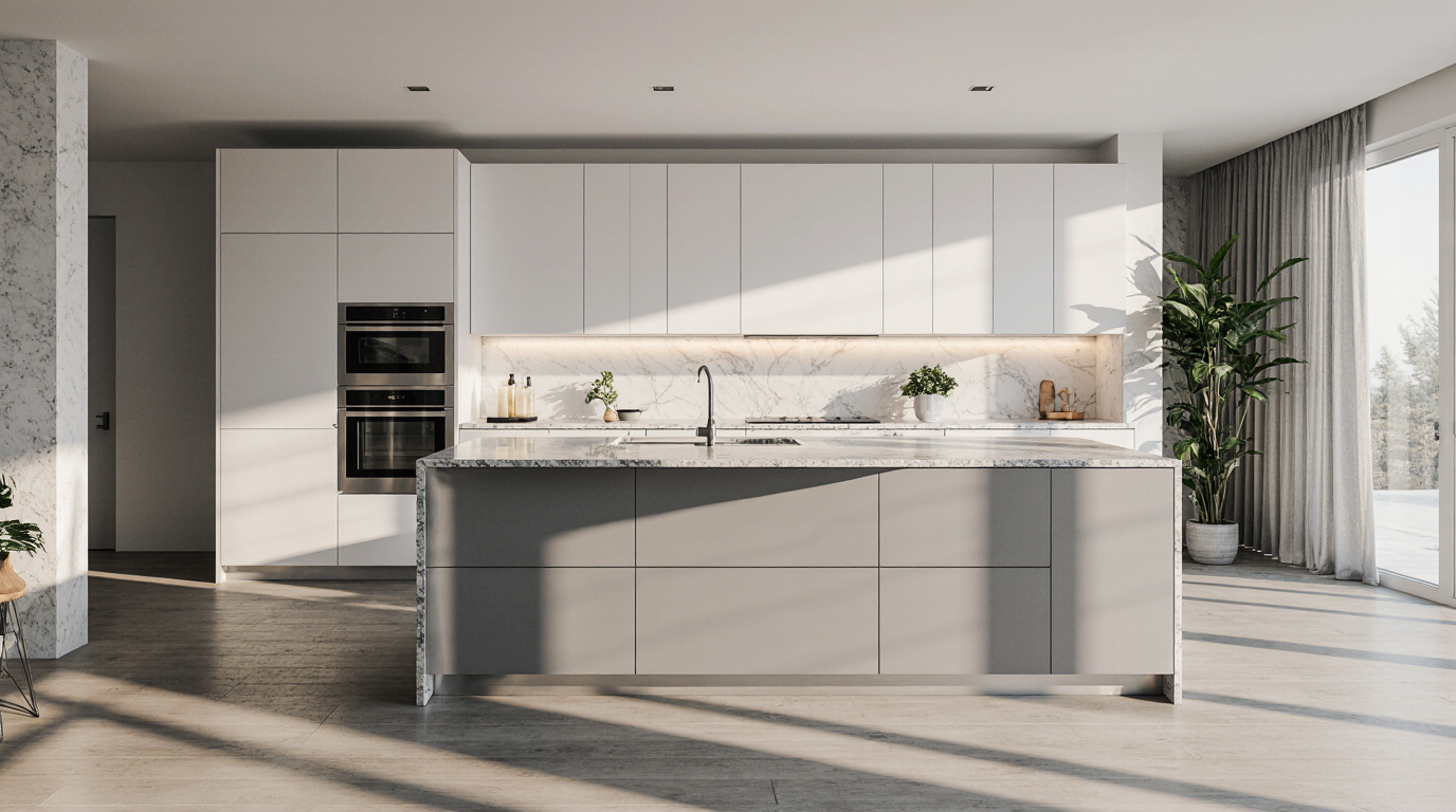 Modern Frameless Cabinets Sarasota County FL