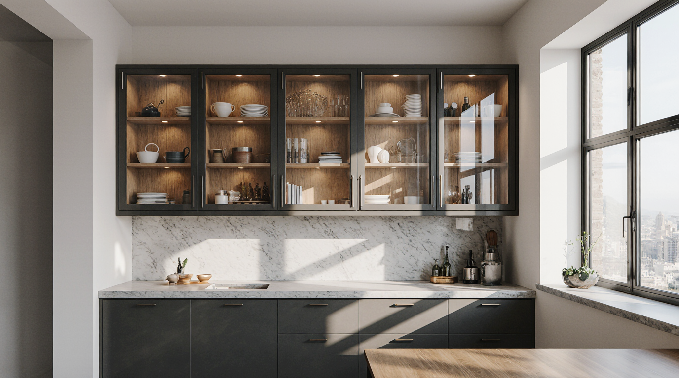 Glass Front Cabinets