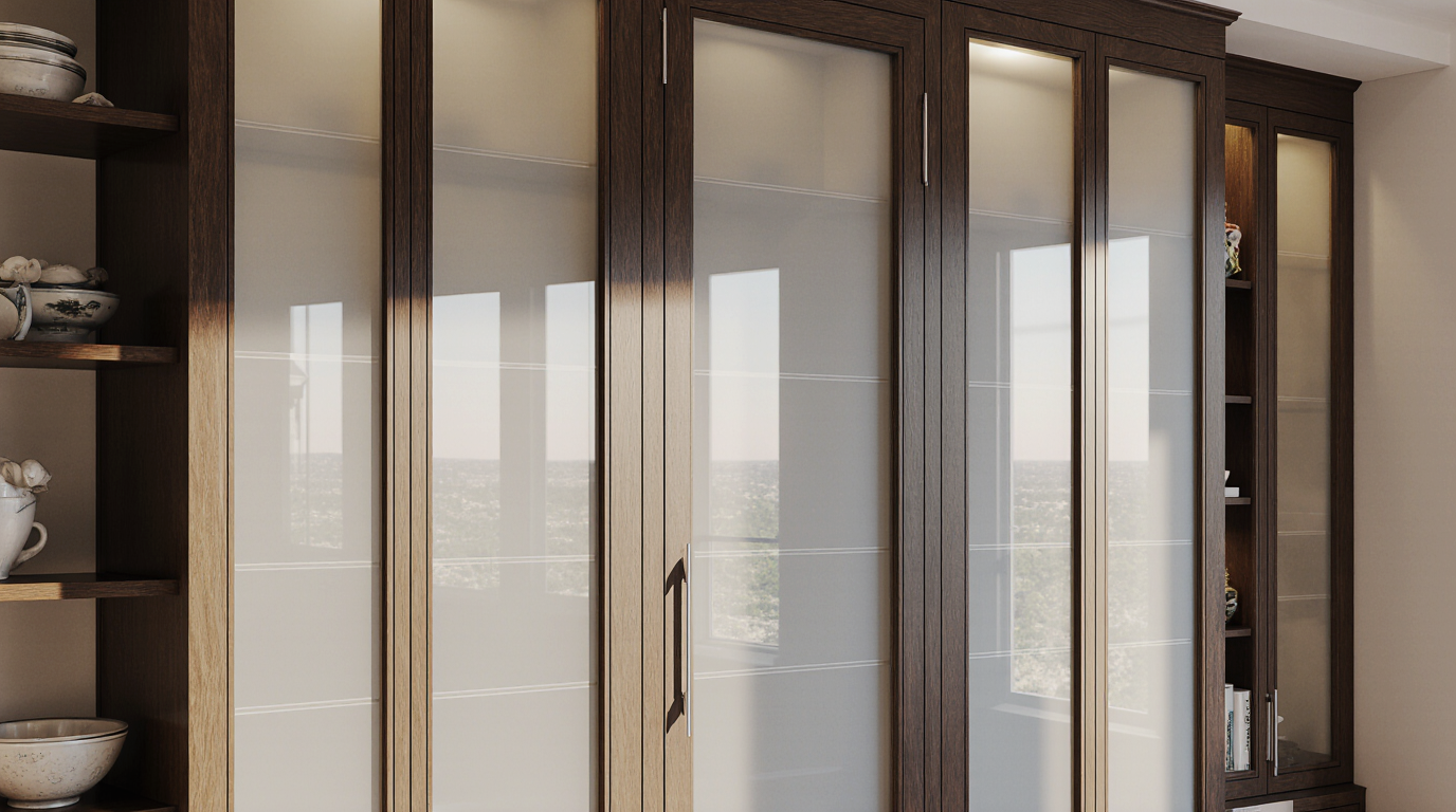 Custom Glass Cabinet Doors