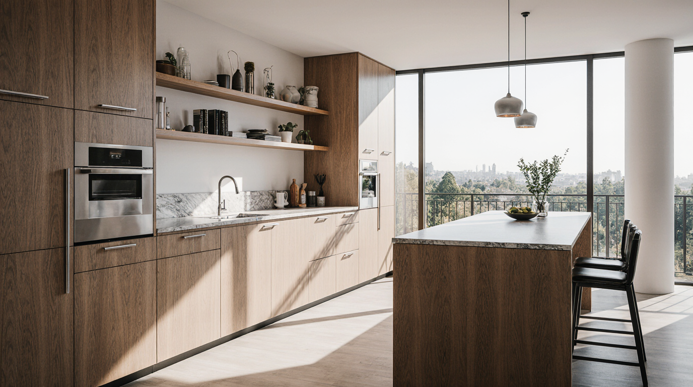 Custom Modern Kitchen Cabinets