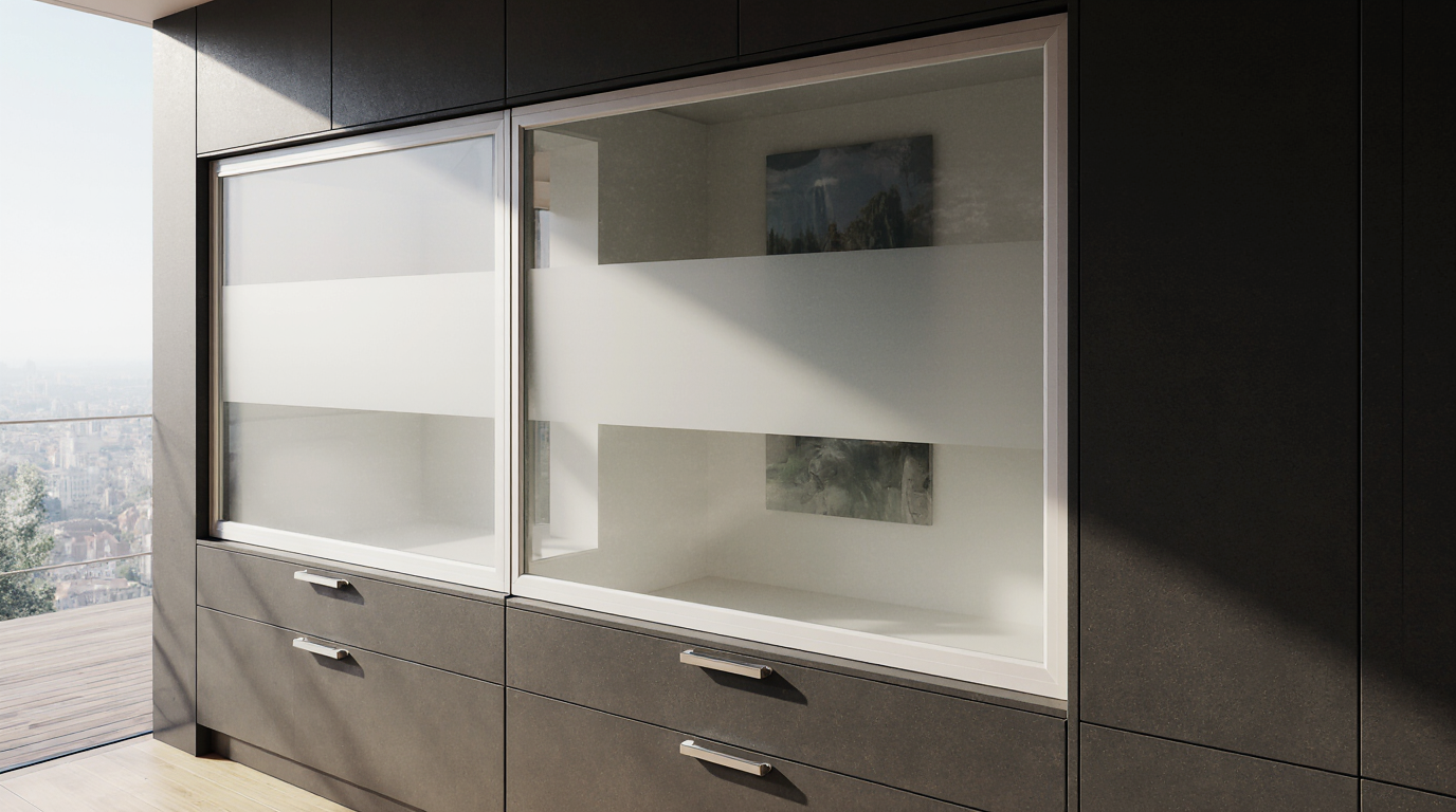 Frosted Glass Cabinet Doors Sarasota County FL