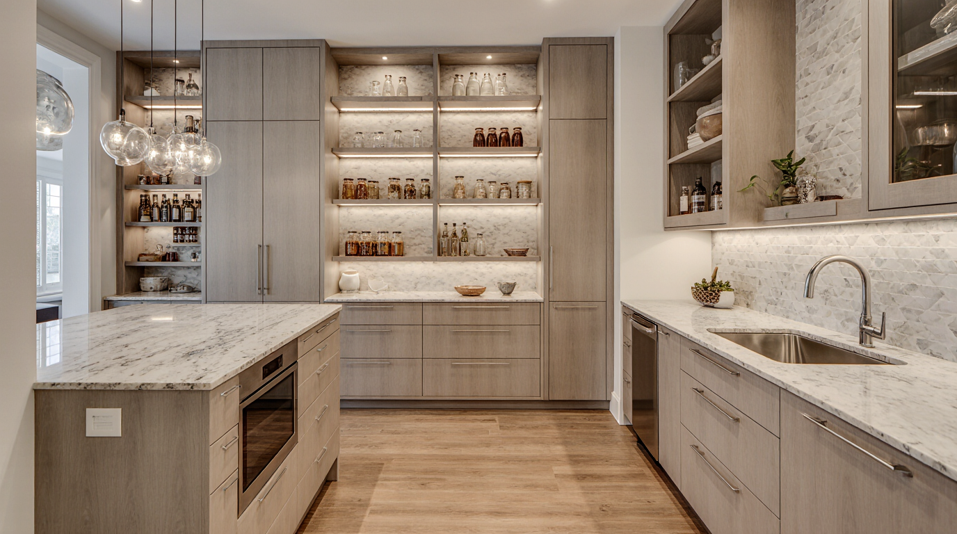 Contemporary Kitchen Pantry Sarasota County FL