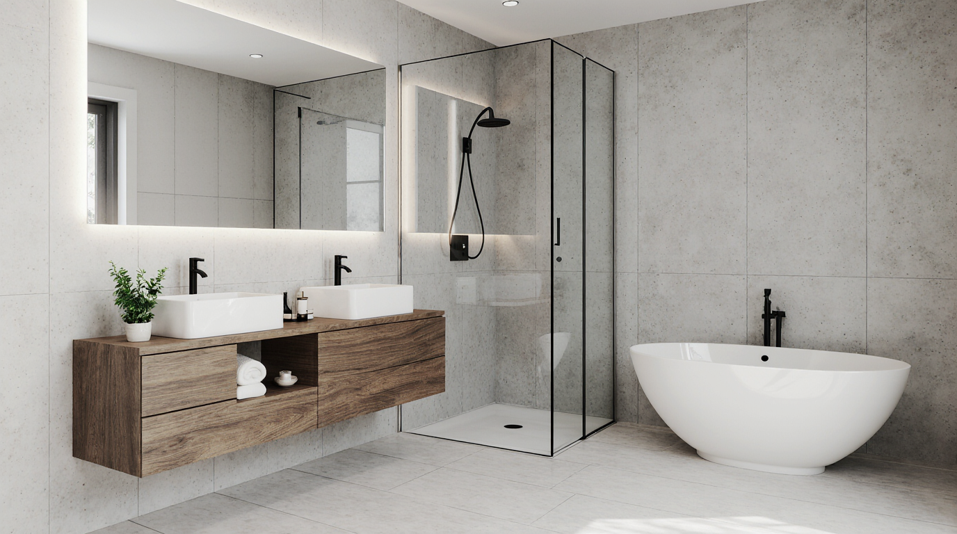 Modern Bathroom Remodel Sarasota County FL