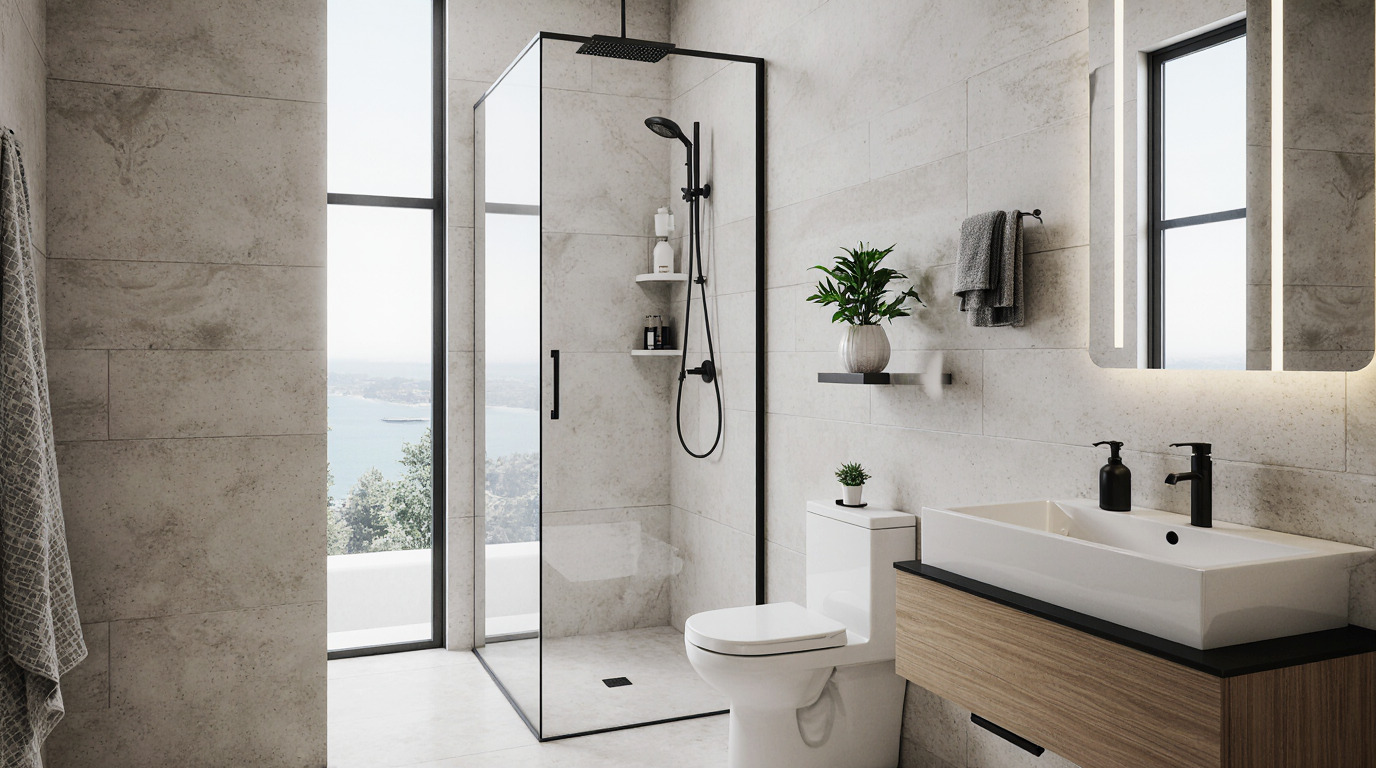 Modern Small Bathroom Sarasota County FL