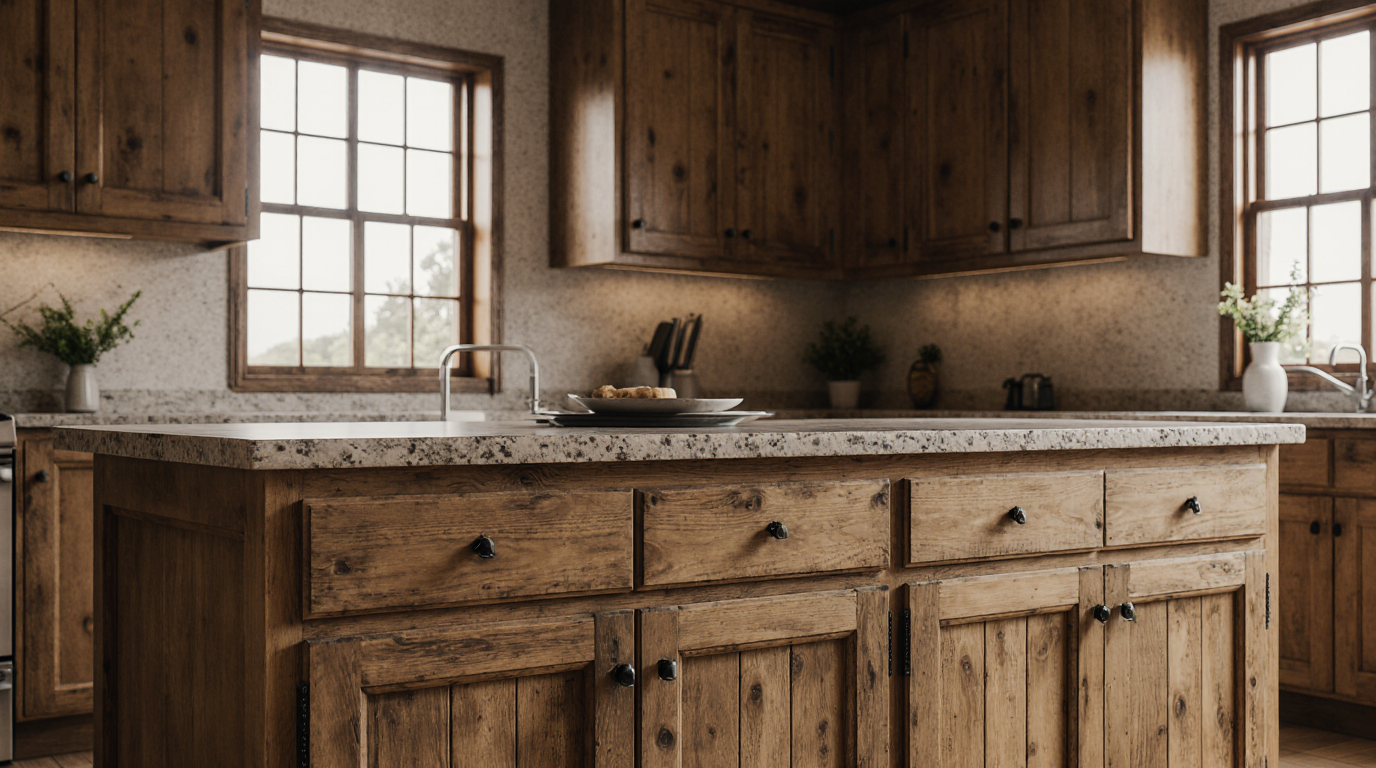 Rustic Kitchen Cabinets