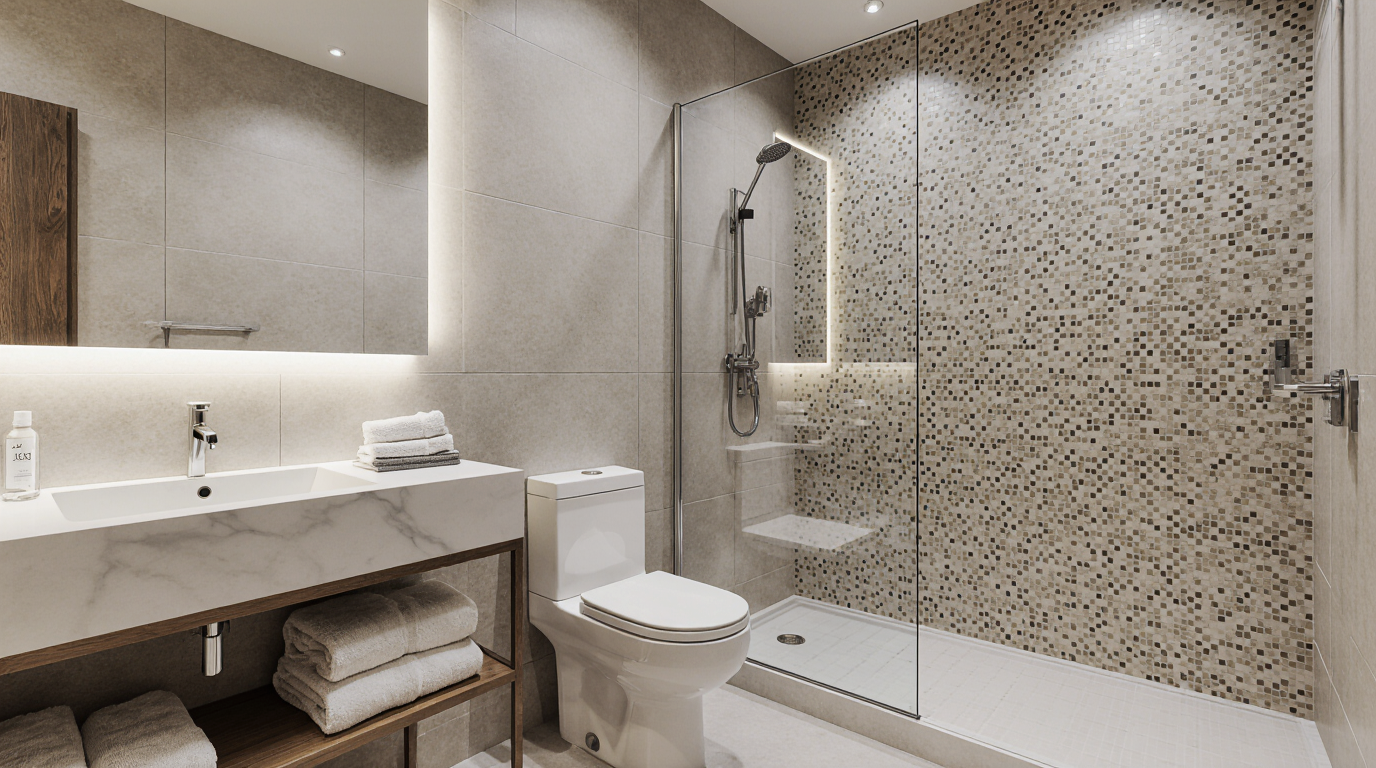 Custom Bathroom Designs with Showers