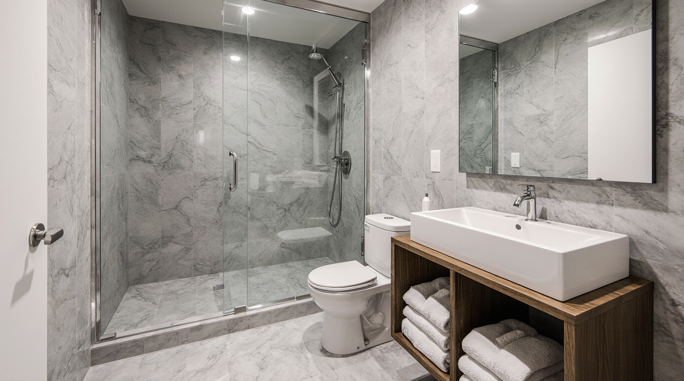 Modern Bathroom Wallpaper Sarasota County FL