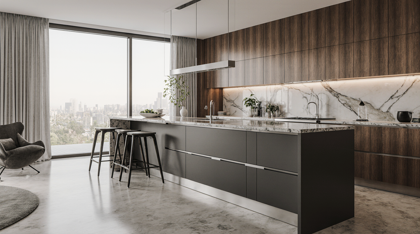 High End Modern Kitchen Cabinets