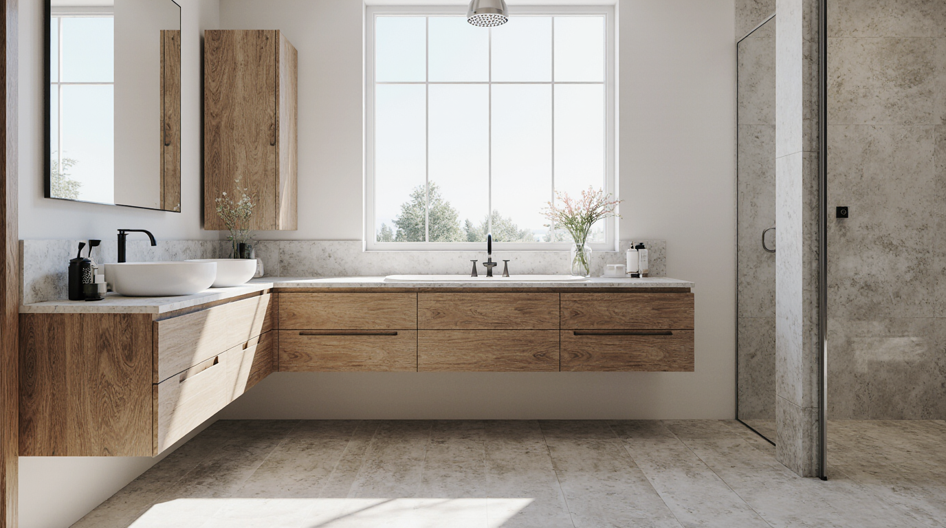 Custom Bath Cabinets