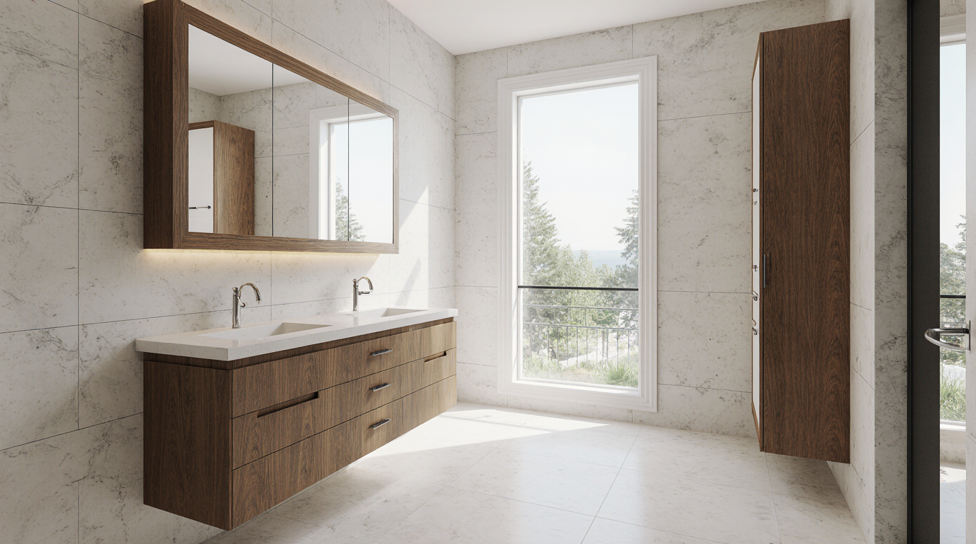 Custom Bathroom Cabinets