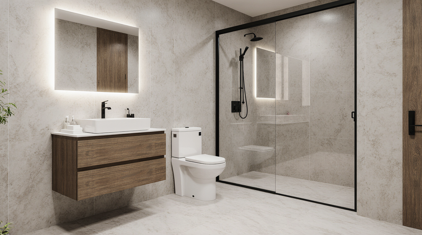 Custom Made Bathroom Vanity Cabinets