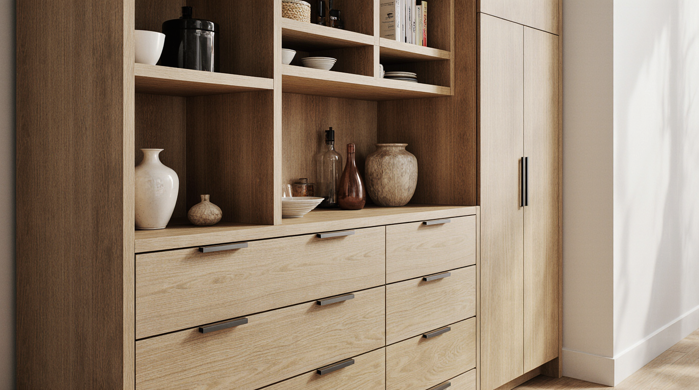 Custom Cabinet Storage