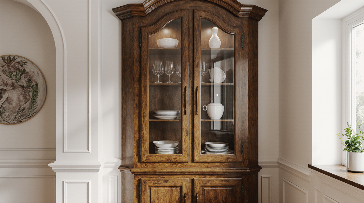 Custom Made Corner Cabinet Sarasota County FL