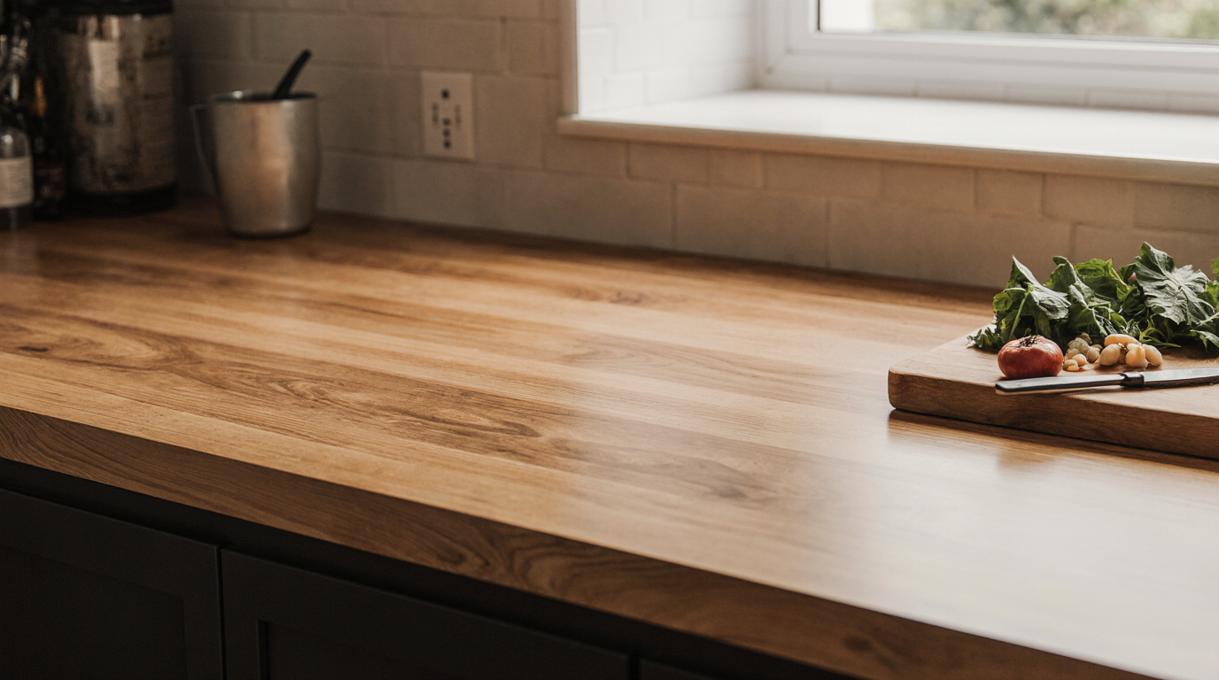 Finished Butcher Block Countertop Sarasota County FL