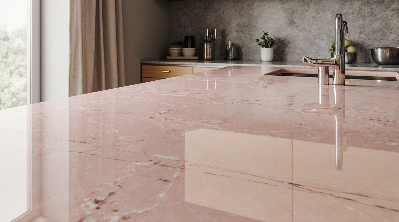 Pink Marble Countertops