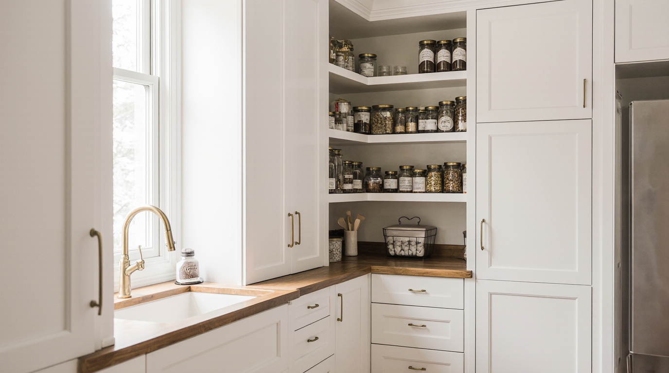 Corner Pantry Remodel Sarasota County FL