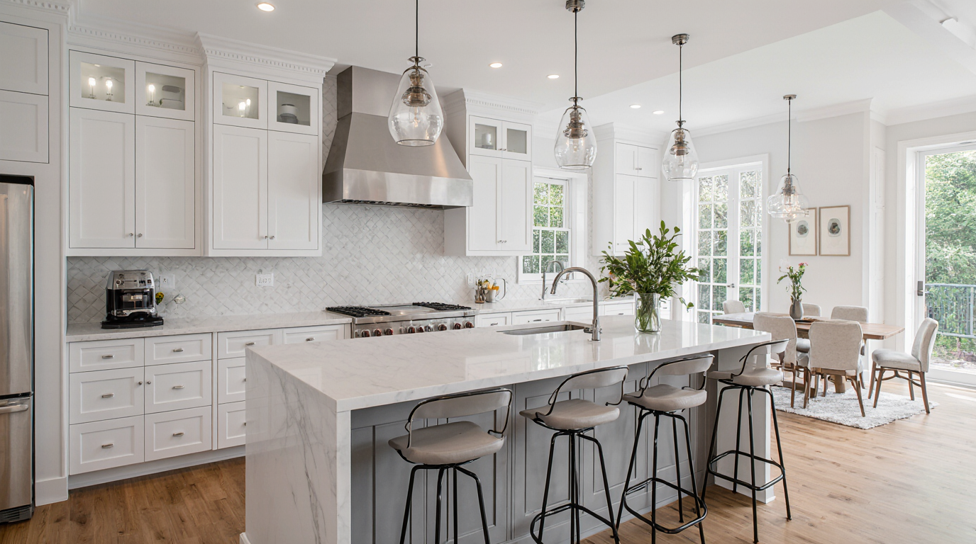 White Kitchen Renovation