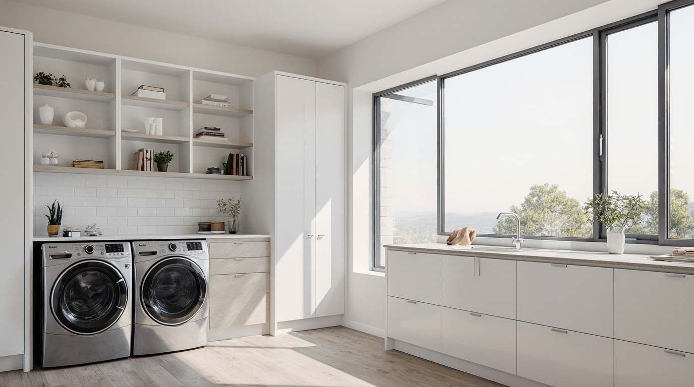Modern Laundry Room Decor