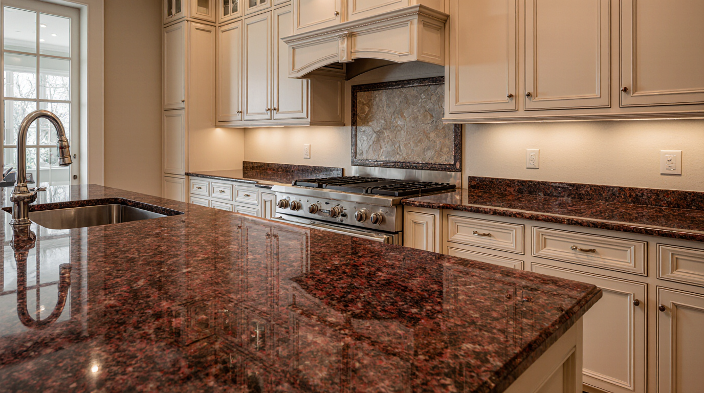 Red Granite Countertops Sarasota County FL