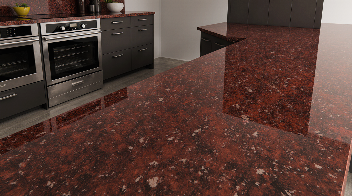 Red Granite Countertops Sarasota County FL